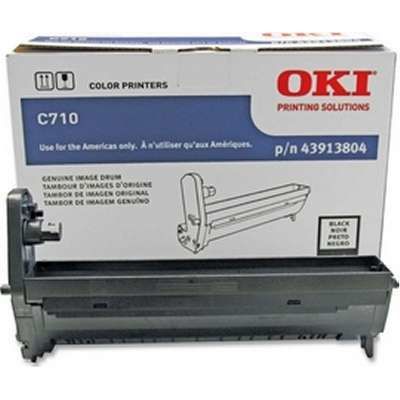 OKI C710 43913804 Black Original Drum Unit - 1