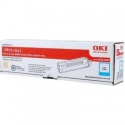 OKI C801-C821 44643007 Cyan Original Toner 