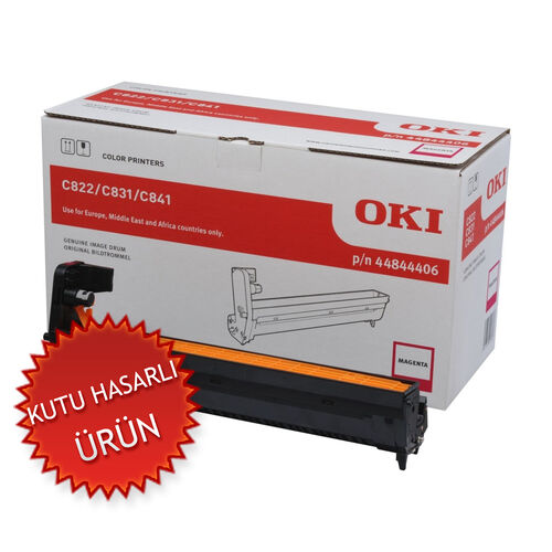 OKI C822 / C831 / C841 Magenta Original Drum Unit 44844406 (Damaged Box) - 1