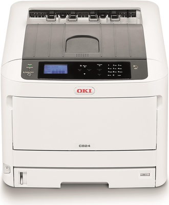 OKI C824dn Dublex Network Colour Laser Printer (47228002) - 1