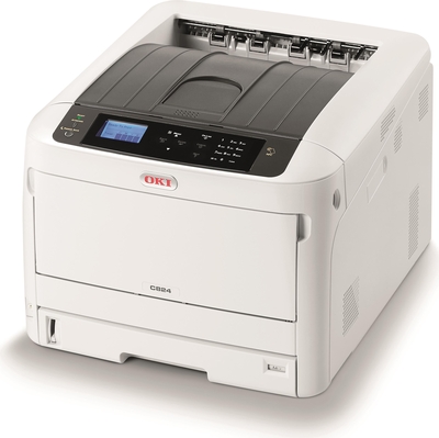 OKI C824dn Dublex Network Colour Laser Printer (47228002) - 2