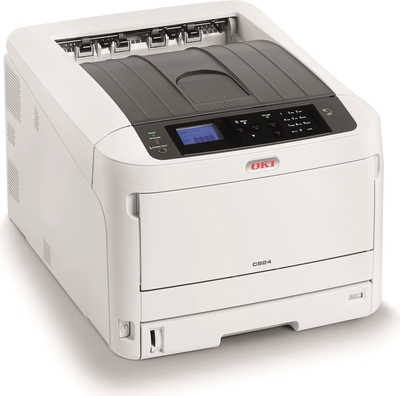 OKI C824dn Dublex Network Colour Laser Printer (47228002) - 3