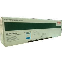 OKİ C8600-C8800 43487723 Cyan Original Laser Toner 