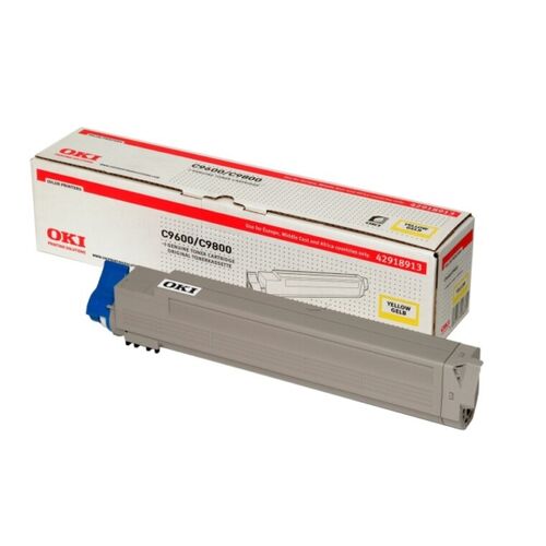 OKI 42918913 Sarı Orjinal Toner - C9600 / C9800 (T12386) - 1