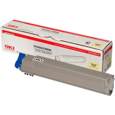 OKI 42918961 Sarı Orjinal Toner - C9600 / C9800 (T6988) - 2