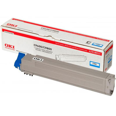 OKI C9600 Cyan Original Toner (42918915) 