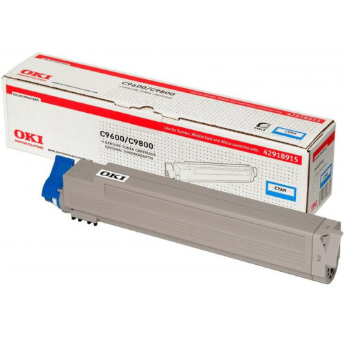 OKI C9600 Cyan Original Toner (42918915) - 1