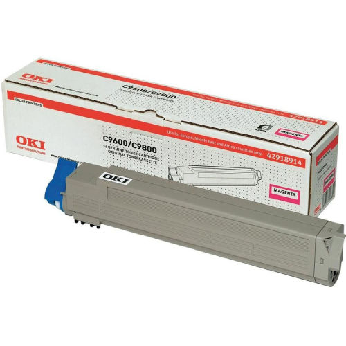 OKI 42918914 Kırmızı Orjinal Toner - C9600 / C9800 (T7604) - 1