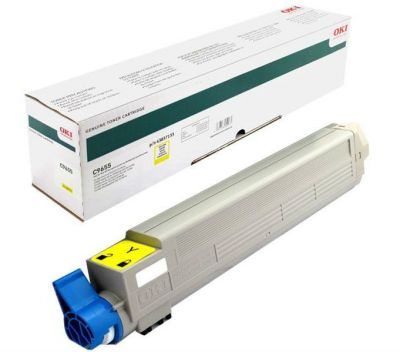 OKI C9655 43837133 Yellow Original Toner