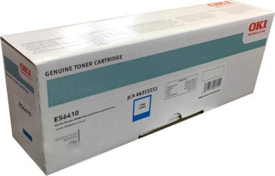 OKI ES6410 DM 44315351 Cyan Original Toner - ES6410DM Printer Toner 