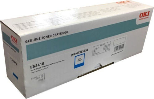 OKI ES6410 DM 44315351 Cyan Original Toner - ES6410DM Printer Toner - 1