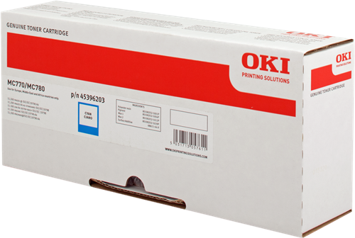 OKI MC770 Cyan Original Toner (45396203) - 1