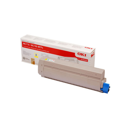 OKI MC770 Yellow Original Toner (45396201) - 1