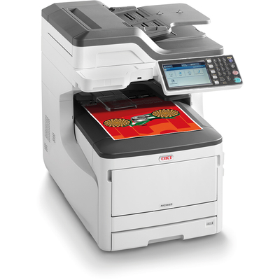 OKI MC853DN Scanner + Photocopy + Fax Multifunction Colour Laser Printer - 2