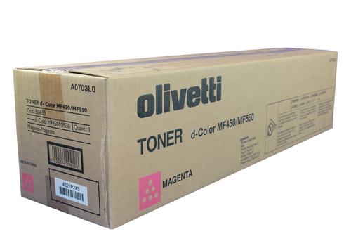 Olivetti A0703L0 Kırmızı Orjinal Toner - d-color MF450 / MF550 (B0653) - 1