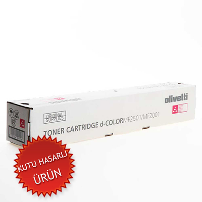 OLIVETTI - Olivetti B0992 Kırmızı Orjinal Toner - MF 2001 / MF 2501 (C)