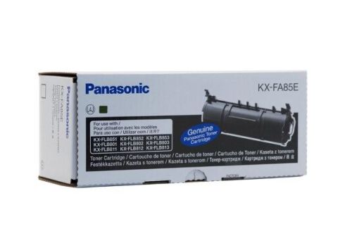 Panasonic KX-FA85E Black Original Toner - KX-FLB851 / KX-FLB881 / KX-FL511 - 1