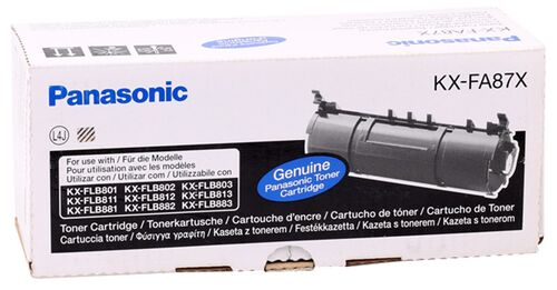 Panasonic KX-FA87X Black Original Toner KX-FLB801, KX-FLB803, KX-FLB811 - 1