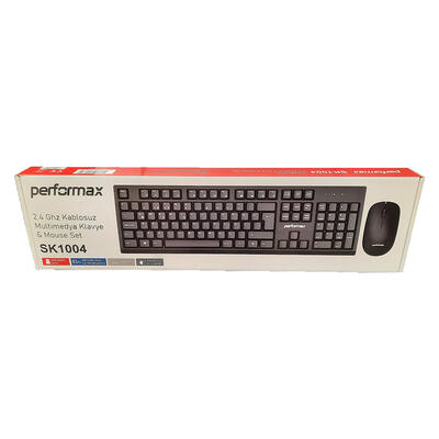 Performax SK1004 Wireless Black Keyboard + Mouse Set 