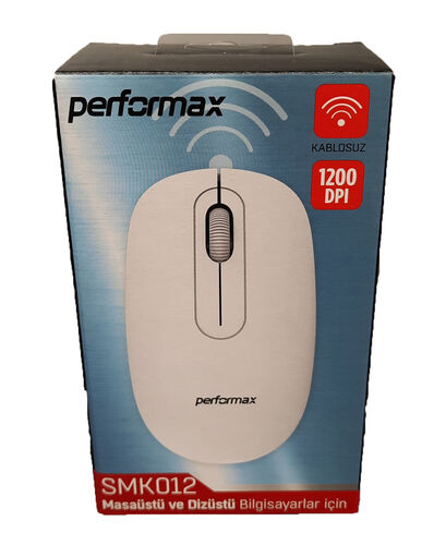 Performax SMK012 Wireless White Optical Mouse - 1