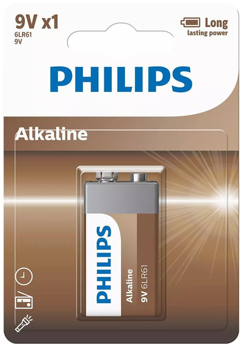 Philips 6LR61A1B/10 Power Alkaline Battery 9V - 1