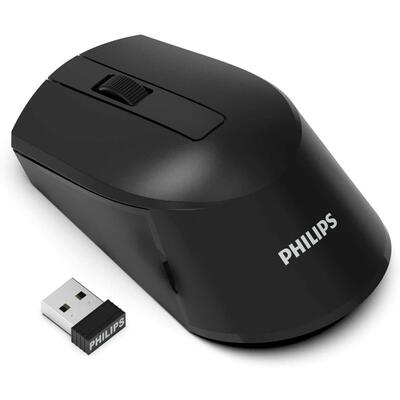 Philips M374 Black 2.4GHz Wireless Mouse (SPK7374) 