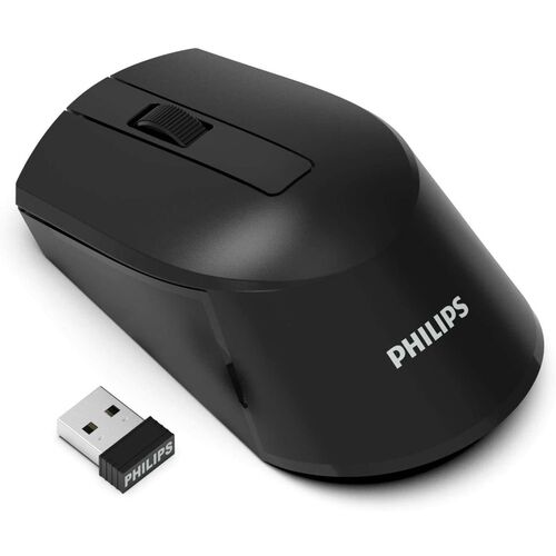 Philips M374 Black 2.4GHz Wireless Mouse (SPK7374) - 1