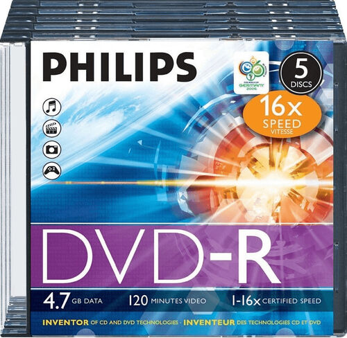 Philips Mini DVD-R 1.4GB 1-4x (5) - 1