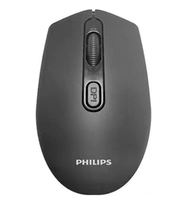 PHILIPS - Philips SPK7405 Black 2.4GHz Wired Optical Mouse