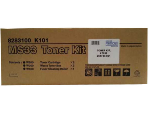 Printronix MS33 8283100 K101 Toner Kit (Toner + Fuser Cleaning Roller + Waste Unit) - 1