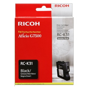 Ricoh (RC-K31) 405506 Siyah Orjinal Kartuş - G7500 (T17332) - 1