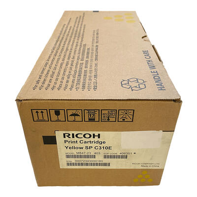 RICOH - Ricoh 406351 Yellow Original Toner - SPC-320DN / SPC-231N