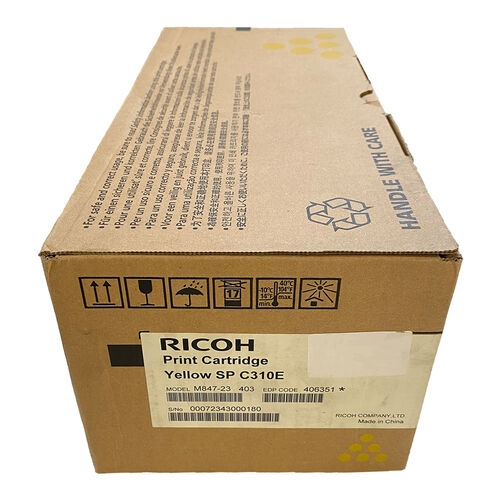 Ricoh 406351 Sarı Orjinal Toner - SPC-320DN / SPC-231N (T16531) - 1