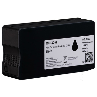 RICOH - Ricoh 408517 Black Original Cartridge - IJM C180F