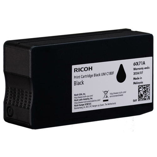 Ricoh 408517 Black Original Cartridge - IJM C180F
