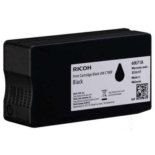 Ricoh 408517 Black Original Cartridge - IJM C180F - 1