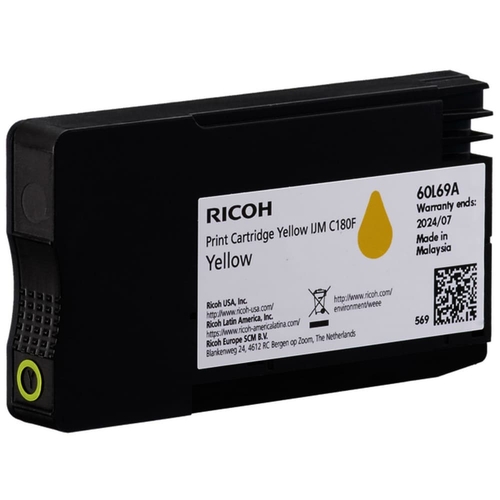 Ricoh 408520 Sarı Orjinal Kartuş - IJM C180F - 1