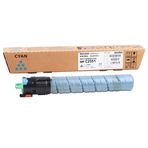 Ricoh 842064 Cyan Original Toner High Capacity - MP-C2030 / MP-C2050