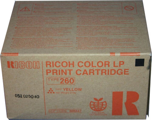 Ricoh 888447 Sarı Orjinal Toner -TYPE 260 C7528N / C7535 / CL7200 (T15900) - 1