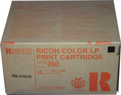 Ricoh 888447 Yellow Original Toner -TYPE 260 C7528N / C7535 / CL7200 