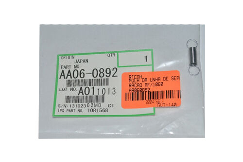 Ricoh AA06-0892 Spring For Drum Picker Finger - Aficio 1060 / 1075 / 2051 (T14364) - 1