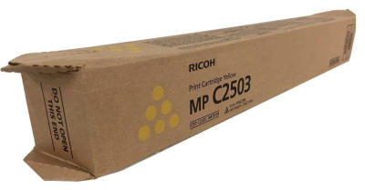 Ricoh C2503 Yellow Original Toner - MP-C250 / 2504 / 2011 / 2003 / 2004 (841929) 