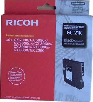 Ricoh GC-21K (405532) Black Original Cartridge - GX-3000 / GX-3050 - 1