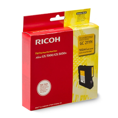 RICOH - Ricoh GC-21YH (405539) Sarı Orjinal Kartuş - GX2500