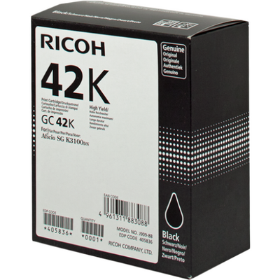 RICOH - Ricoh GC-42K (405836) Black Original Cartridge - SG K3100dn