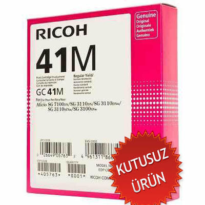 Ricoh GC41M 405767 Geljet Magenta Original Cartridge SG2100 / SG3110 / SG3100 (Without Box) 