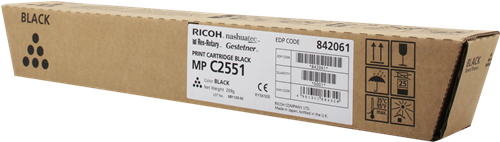 Ricoh MP-C2030 / C2050 / C2530 / C2550 Black Original Toner (842061) - 1