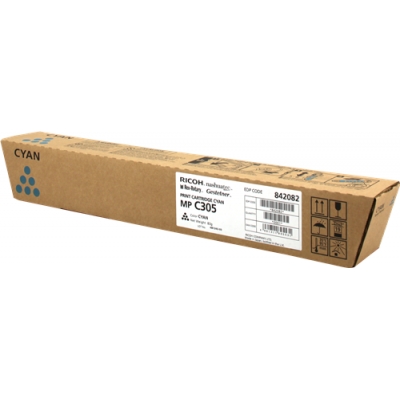 Ricoh MP-C305 (842082) Cyan Original Toner - MPC305 / MPC306