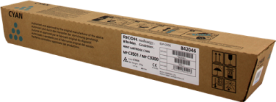 Ricoh MPC2800 / MPC3001 / MPC3501 Cyan Original Toner (842046) 