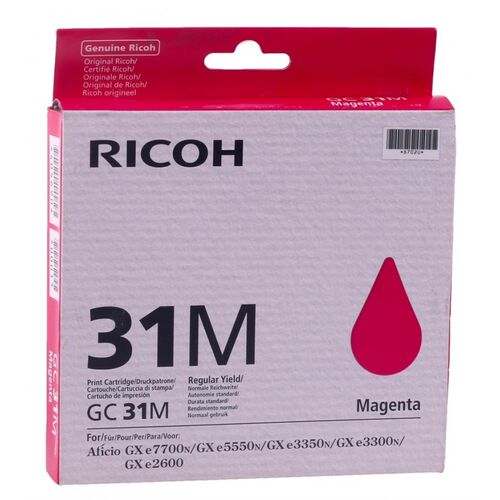 Ricoh (NRG) GC31M Kırmızı Orjinal Kartuş - GXe3300N / GXe3350N (T2786) - 1